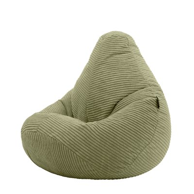 Pouf enfant à dossier incliné velours côtelé Oeko-Tex® - DALTON ICON