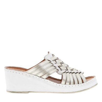 Mules FANNI cuir talon semi-compensé LAURA VITA