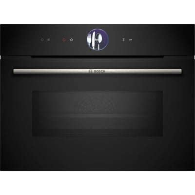 Four micro onde combiné CMG7761B1 série 8 Air Fry - Pyrolyse, Compact 45cm, Assistant IA, Wifi BOSCH