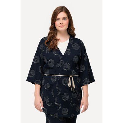 Kimono en coton bio avec broderie ULLA POPKEN