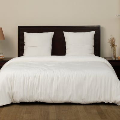 Parure de lit - Housse de couette + taie 100% Gaze de Microfibre EDEN