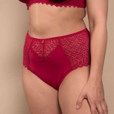 Culotte haute rouge TALISMAN BAISER VOLÉ