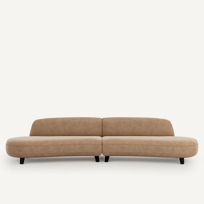 Canapé 6P velours stonewashed, Rosebury AM.PM