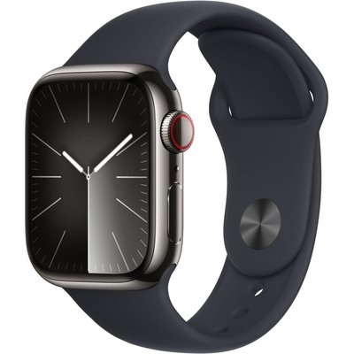 Montre connectée Serie 9 Cellular 41mm Acier/Graphite Minuit M/L APPLE