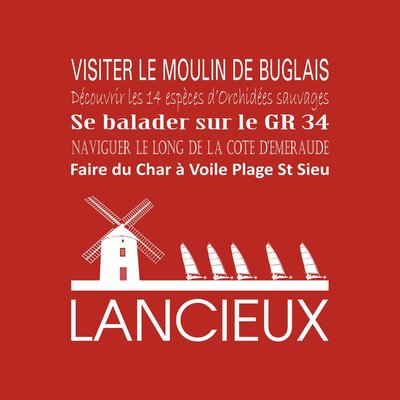 Tableau Mural Lancieux ILLUSTRATION CEANOTHE