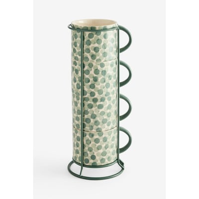 Mug à empiler pois, lot de 4 NEXT