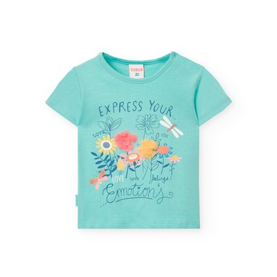 T-shirt à manches courtes avec col rond BOBOLI