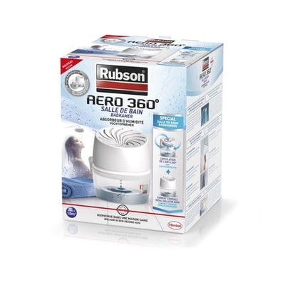 Absorbeur D'humidité Aéro 360° Spécial Salle De Bain 450 G RUBSON