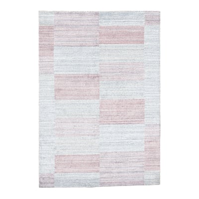 Tapis tissé main en viscose THEKO