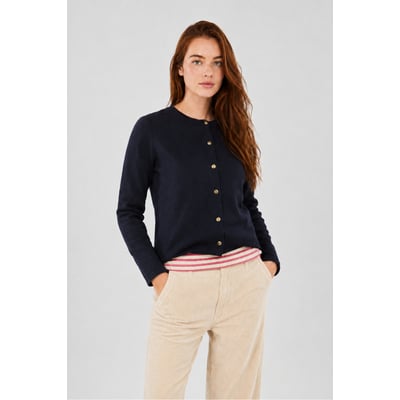 Cardigan en maille haute densité VANNES ARMOR-LUX