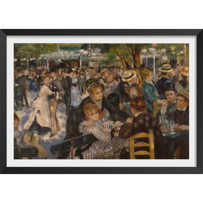 Poster Bal du moulin de la galette - Auguste Renoir HEXOA