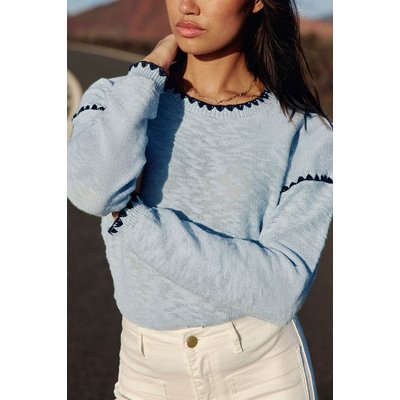 Pull col rond uni MANUELA LA PETITE ETOILE