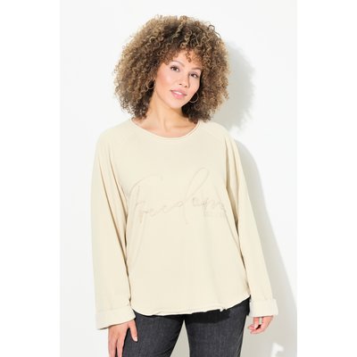 Sweat-shirt, broderie, col rond ULLA POPKEN