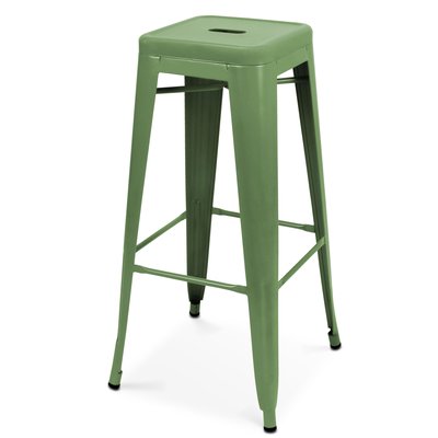 Tabouret en métal mat, INDUS OVIALA