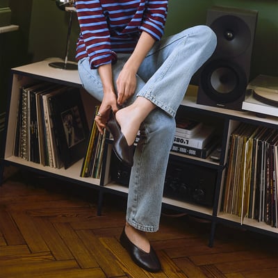 Soft Leather Ballet Pumps LA REDOUTE COLLECTIONS
