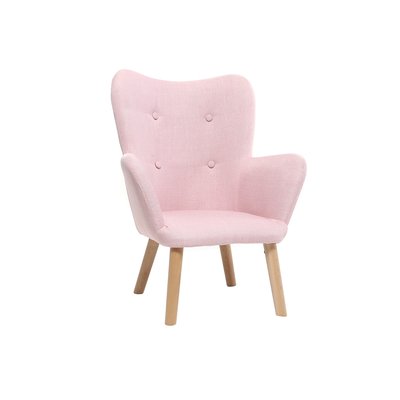 Fauteuil enfant scandinave en tissu et bois BABY BRISTOL MILIBOO