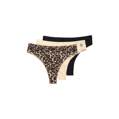 Lot de 3 strings TruYou, motif animal/uni ULLA POPKEN