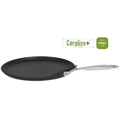 Crêpière 28 CM CASTEL PRO FIXE ULTRALU CERALISS CRISTEL