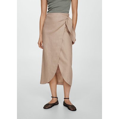 Jupe en lin mango La Redoute