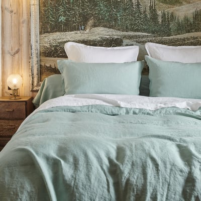 Housse De Couette Uni   - LIN LAVE TRADITION DES VOSGES