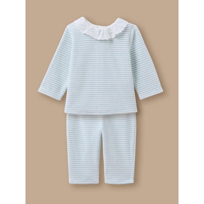 Pyjama rayé en velours CYRILLUS
