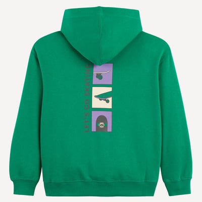 Sweat com capuz, em moletão LA REDOUTE COLLECTIONS