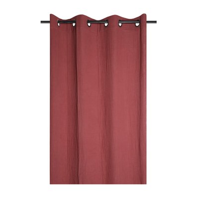 Rideau a oeillets en gaze de coton Pop color EDEN