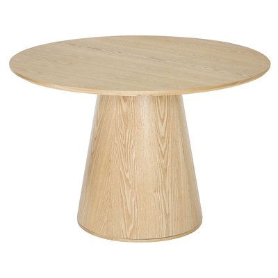 Table à manger 6 personnes, ronde, bois, CALI NORDLYS