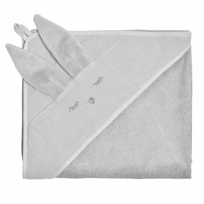 Cape de bain en bambou et gaze de coton, Lapin SEVIRA KIDS