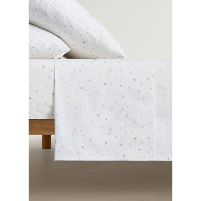 Drap plat berceau percale de coton imprimé MANGO HOME