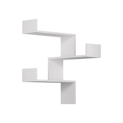 Etagère murale d'angle 3 étagères H90 cm - Luska CALICOSY