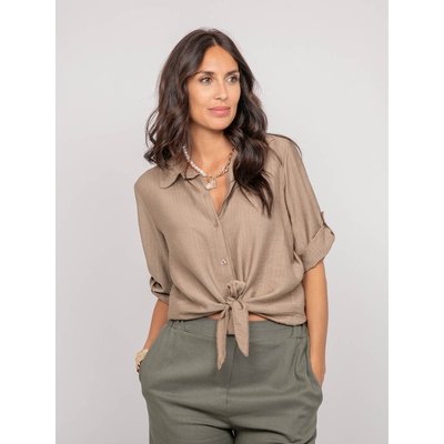 Chemise Manches Courtes Nouée Ovelie DONA LISA