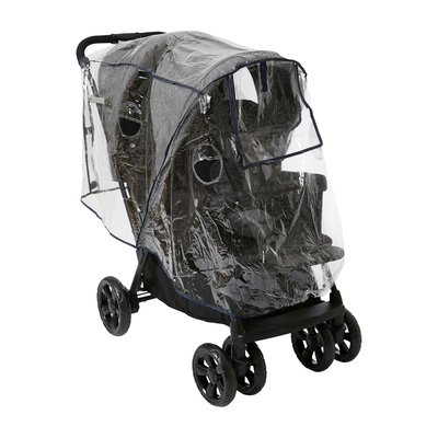 Habillage de pluie poussette double La Redoute
