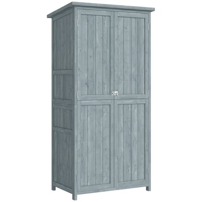 Armoire de rangement d'extérieur Bois de OUTSUNNY