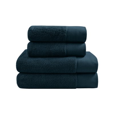 Ensemble de bain 4 pièces Zéro Twist SENSOFT (2 draps de bain + 2 serviettes) SENSEI MAISON