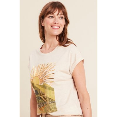 T-shirt manches courtes perles BREAL
