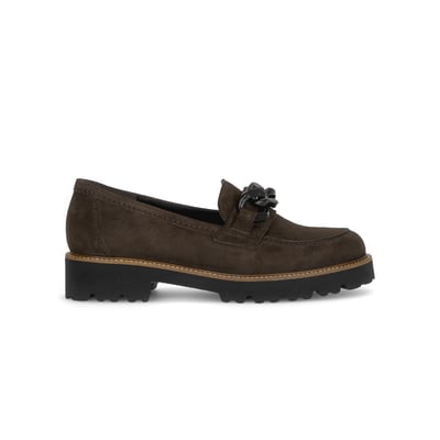 Mocassins en cuir à talon décroché GABOR