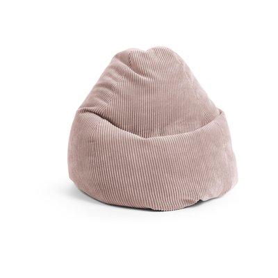 Pouf interieur poire velours SHARA BEAN XL MAGMA HEIMTEX