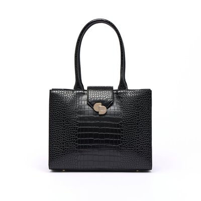 Grand Sac Cabas Camille Croco DRAEGER PARIS