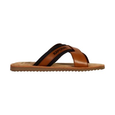 Mules Plates Cuir Janel KAPORAL
