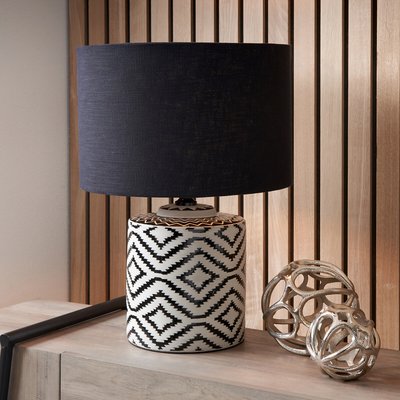 Ikat Ceramic Table Lamp Base SO'HOME