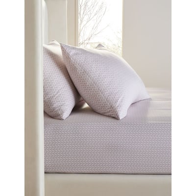 Parure drap-housse et taie en satin 300 fils NEXT