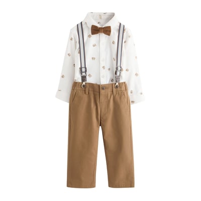 Chemise, pantalon, bretelles et nœud papillon NEXT