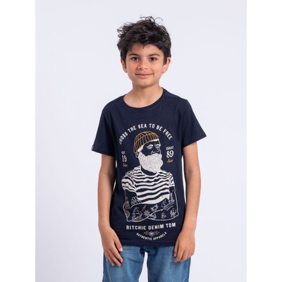 T-shirt Manches Courtes Col Rond Pur Coton Nuplaton-j RITCHIE