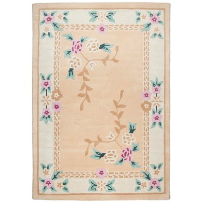 Tapis D'enfant Floral Lifou Tufté En Laine THEKO