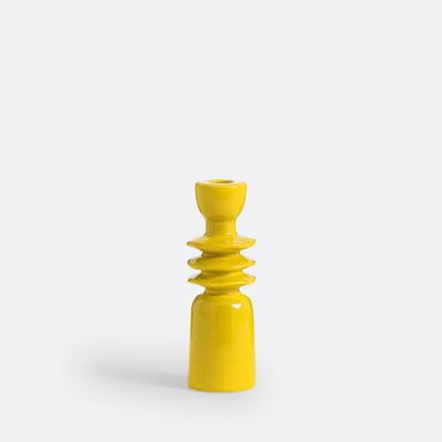 Castiçal em cerâmica, alt. 18 cm, Greta LA REDOUTE INTERIEURS