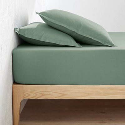 Hoeslaken in perkalkatoen, omslag 30 cm Scenario LA REDOUTE INTERIEURS
