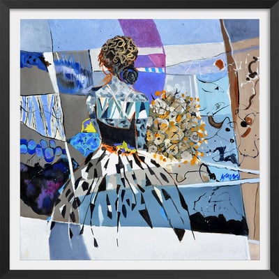 Affiche collage arlesienne HEXOA