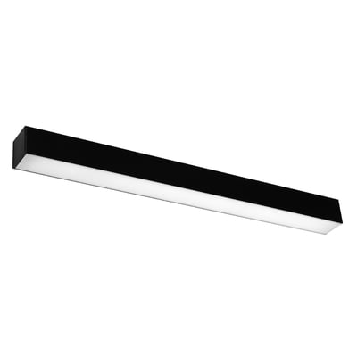 Applique murale Aluminium Noir LED 1 Pinne EDEN