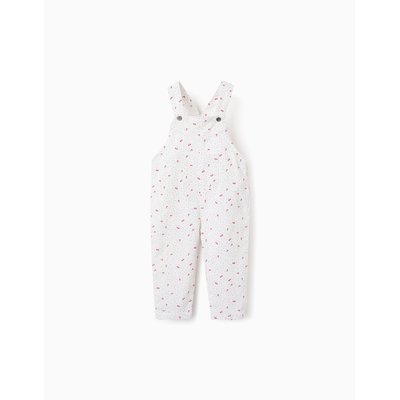 Salopette en Sergé à Motif Floral ZIPPY